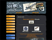 Tablet Screenshot of colorshock.cz